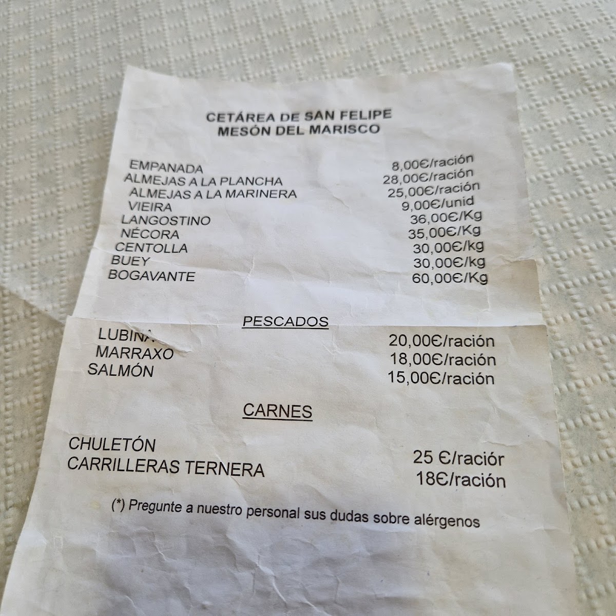 Menu Marisquería Cetárea San Felipe-4